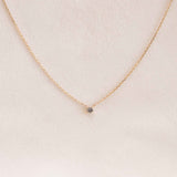 Twinkle Diamond Necklace - 0,1ct Salt & Pepper Diamond