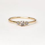 Stella Diamond Ring - 0.14ct Salt & Pepper Diamonds