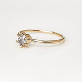 Solitary Diamond Ring - 0,35ct Salt & Pepper Diamond