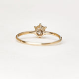 Solitary Diamond Ring - 0.35ct Salt & Pepper Diamond