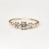 Stargaze Diamond Ring - 0.59ct Salt & Pepper Diamonds