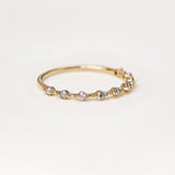 Floating Diamonds Ring - 0,18ct Salt & Pepper Diamonds