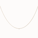 Stardust Diamond Necklace - 0,02ct Salt & Pepper Diamond