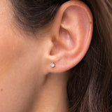 Twinkle Diamond Studs - 0.1ct Salt & Pepper Diamonds