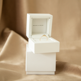 Floating Diamonds Ring - 0.18ct Salt & Pepper Diamonds