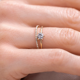 Eternity Wedding Band - 0.2ct Salt & Pepper Diamonds