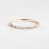 Eternity Wedding Band - 0,2ct Salt & Pepper Diamonds