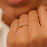 Stella Diamond Ring - 0.14ct Salt & Pepper Diamonds