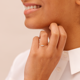 Stella Diamond Ring - 0.14ct Salt & Pepper Diamonds