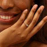 Stargaze Diamond Ring - 0.59ct Salt & Pepper Diamonds