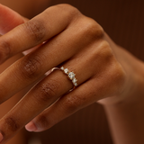 Stargaze Diamond Ring - 0.59ct Salt & Pepper Diamonds