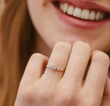 Stargaze Diamond Ring - 0.59ct Salt & Pepper Diamonds