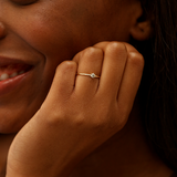 Twinkle Diamond Ring - 0.1ct Salt & Pepper Diamond