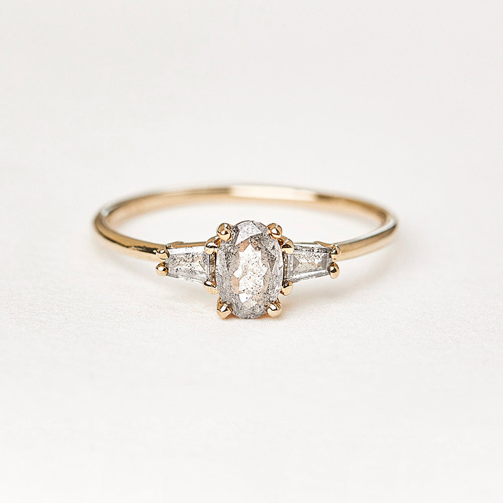Tara Diamond Ring - 0,58ct Salt & Pepper Diamonds