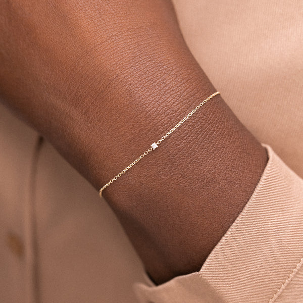 Stardust Diamond Bracelet - 0,02ct Salt & Pepper Diamond