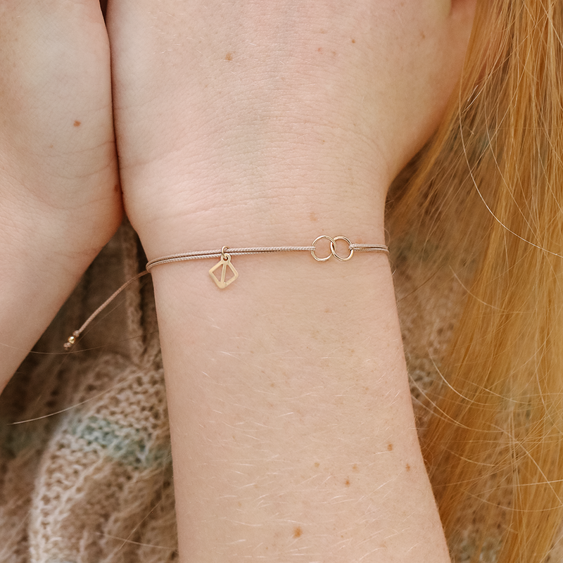 Circles Bracelet - Tan