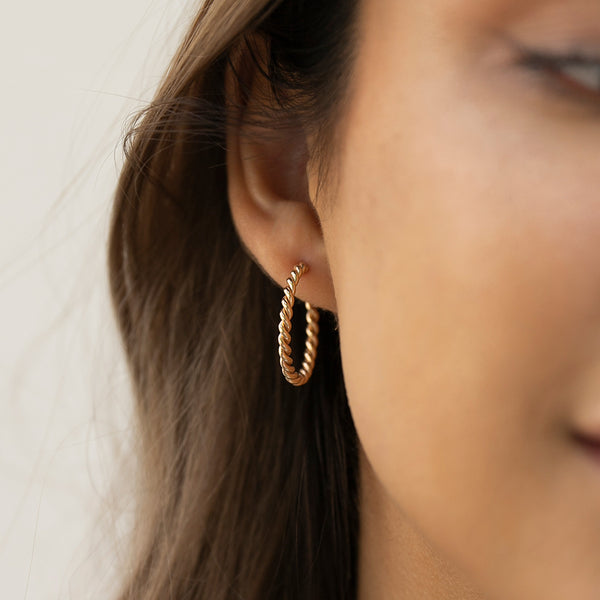 Bold Twisted Hoops