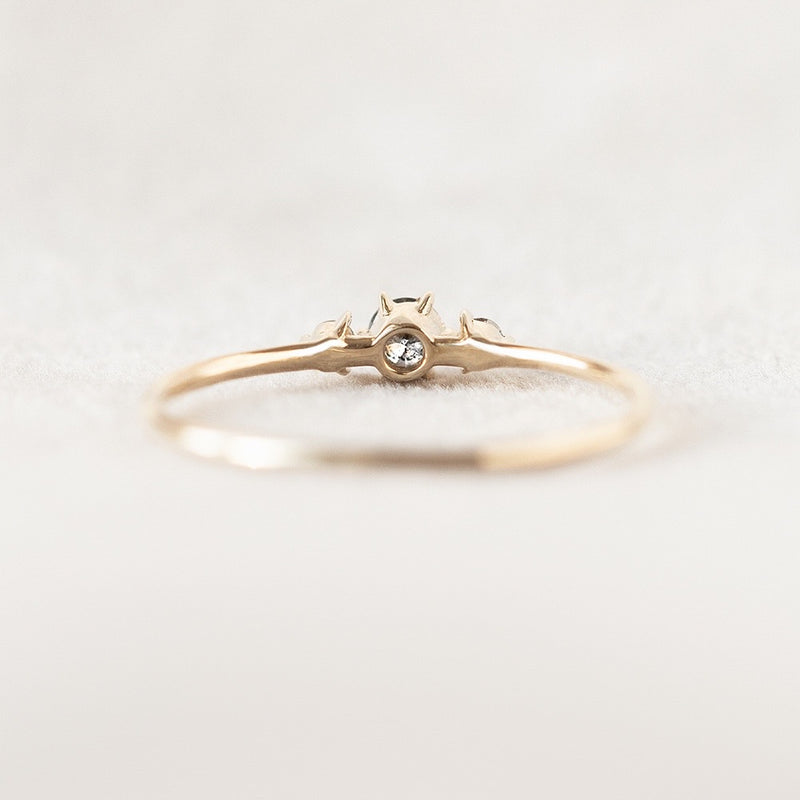 Stella Diamond Ring - 0.14ct Salt & Pepper Diamonds